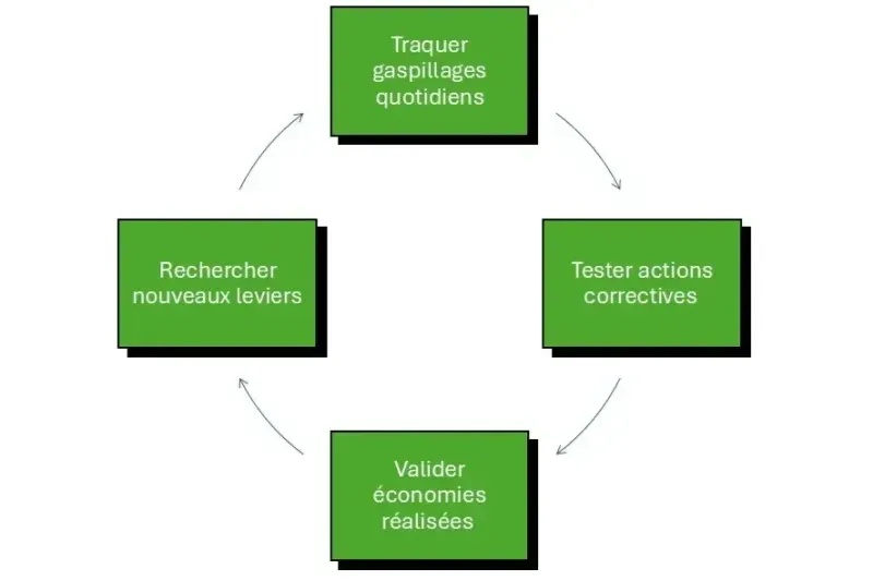 processus constant d'optimisation