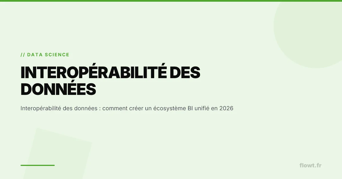 Interopérabilité des données : comment créer un écosystème BI unifié en 2026