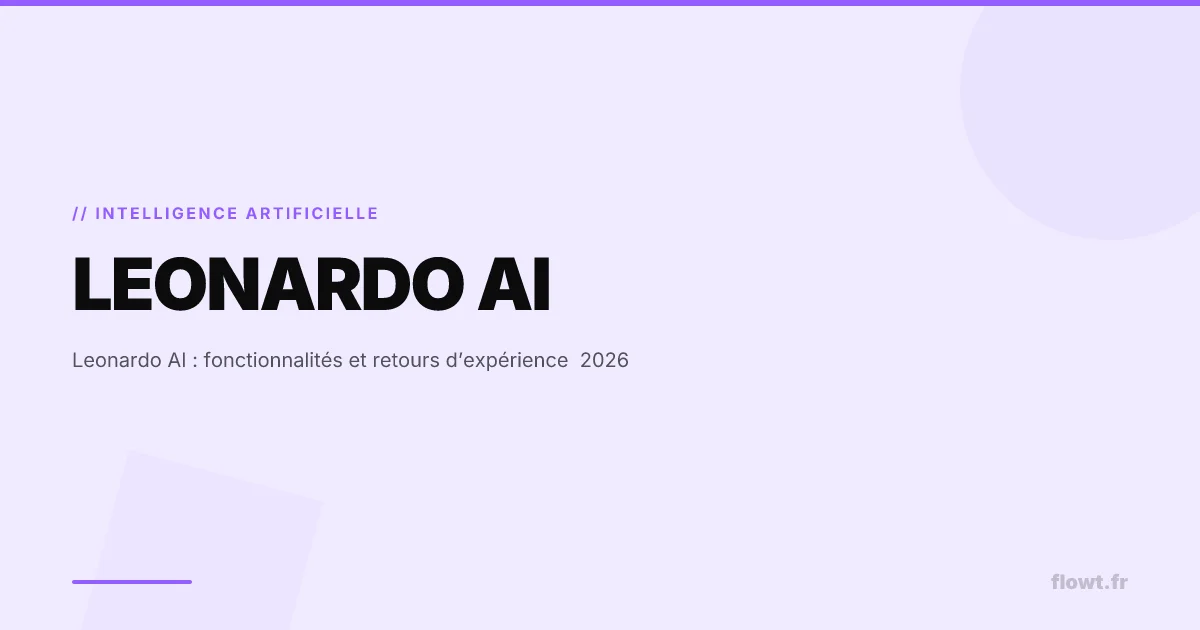 Leonardo AI : fonctionnalités et retours d’expérience  2026